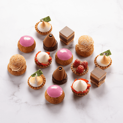 Trilogie de petits fours.